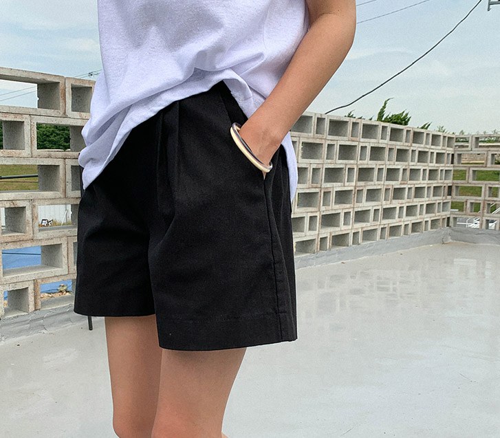 True Linen Banding Shorts_001