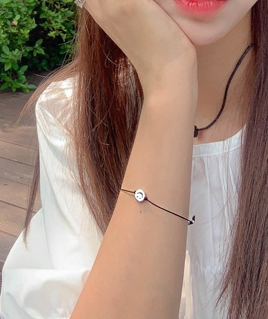 Mini Smile Silver Bracelet