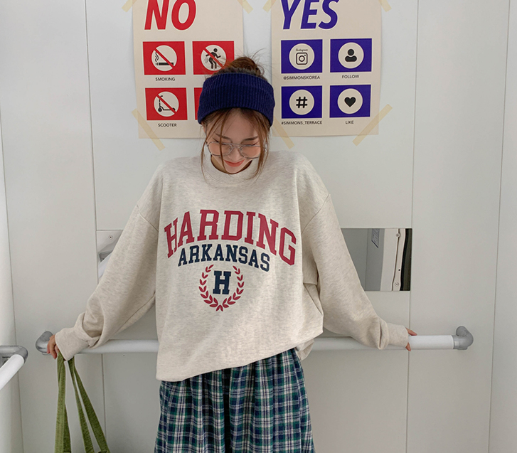 Harding printed long sleeve sweatshirt