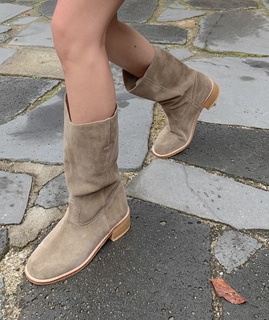 Ella suede leather boots