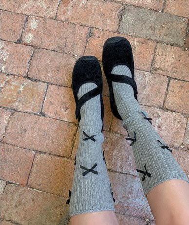 bowknot melting socks