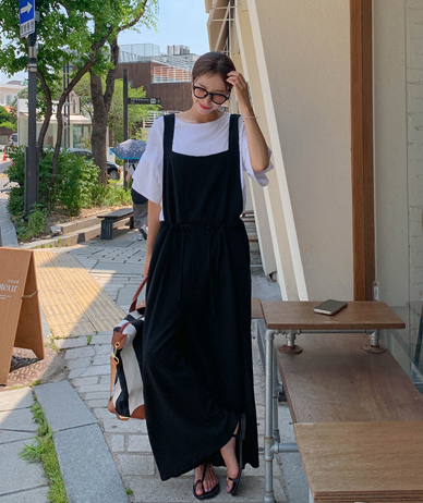 Del Luna Linen Wide Jumpsuit