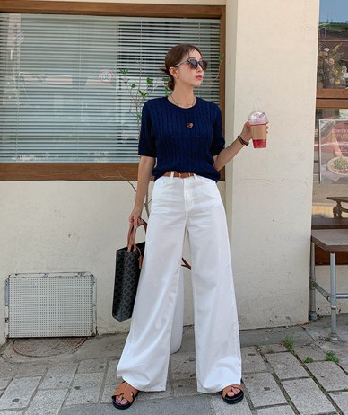 Vita Cotton Wide Pants