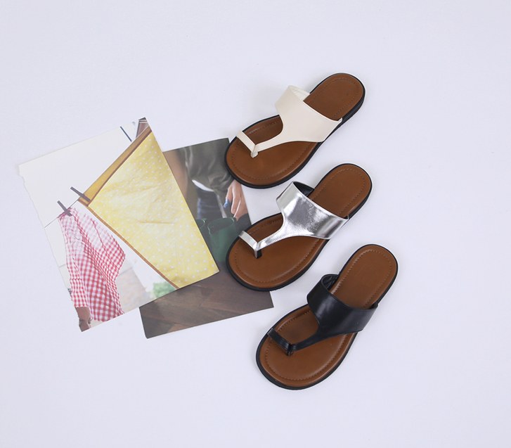 Letter Strap Flip-flop Shoes