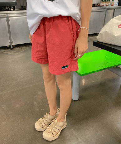 Trip Patch Nylon Cool Banding Shorts