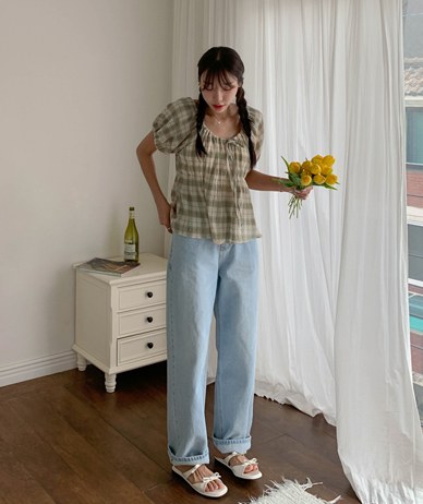 Roas Denim Wide Pants