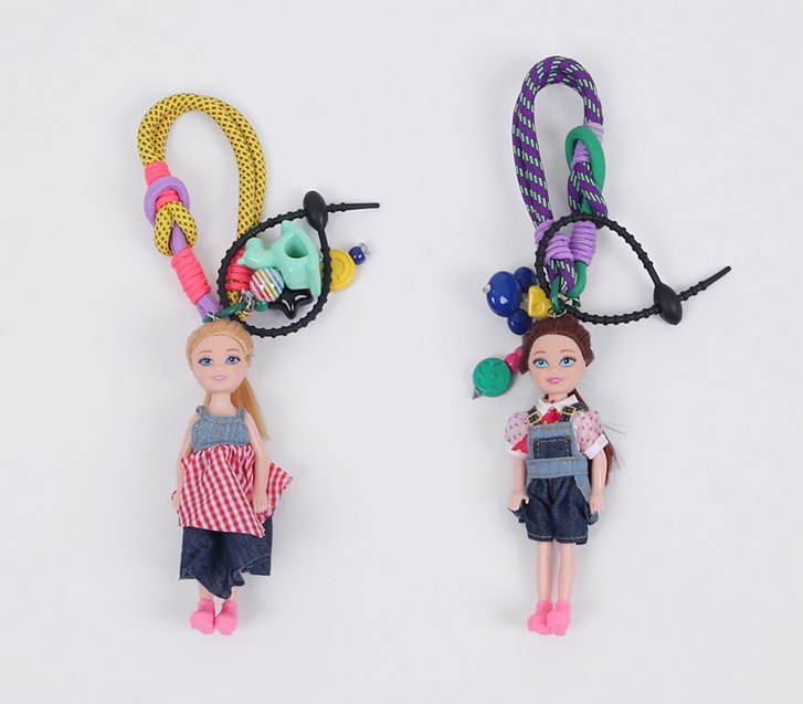 kitsch barbie keyring