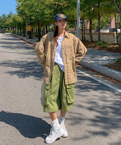 [Unisex] Molly Cargo Bermuda Training Pants