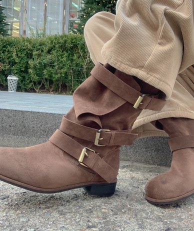 Vanilla Suede Long Boots