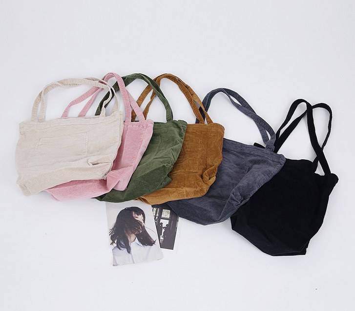 Annie Corduroy Eco Bag