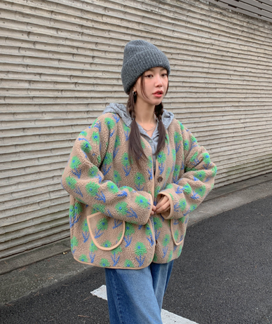 Dudu Flower Pattern Tumble Jacket