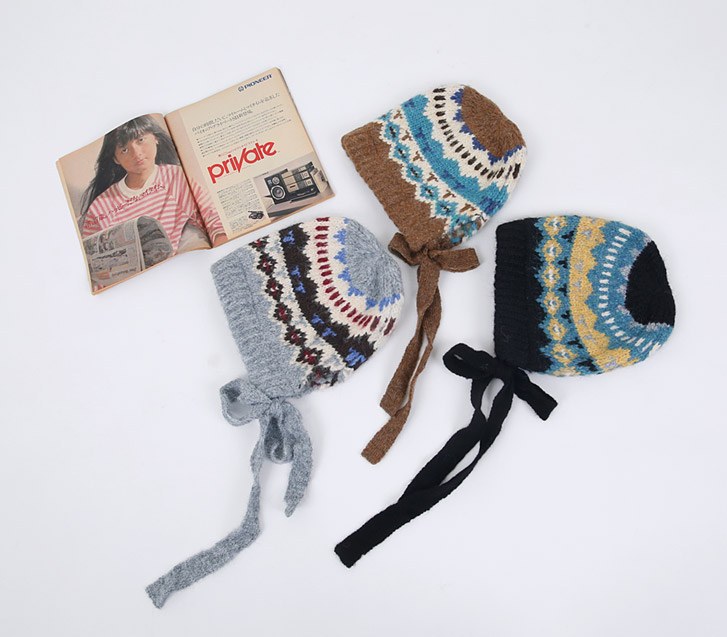 Nordic Patterns Earflap Hat