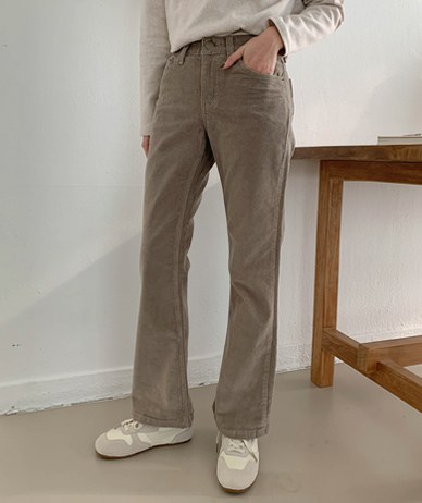 Hyde Banding Corduroy Bootcut Pants