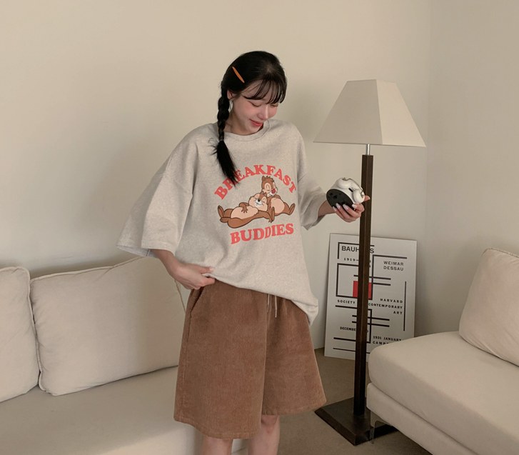 Buddy Nayeom Peachy Short-sleeve Long t shirts