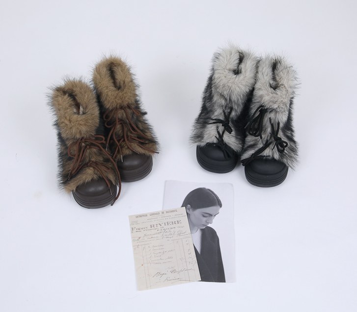 Mohican Fur Boots (Model wearing size M)