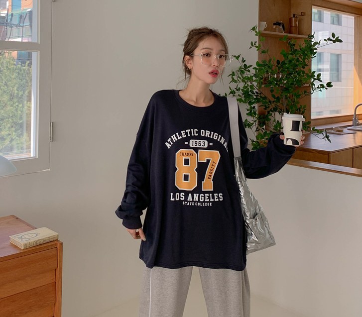 [Unisex]87 Nayeom Boxy Long-sleeve T-shirt