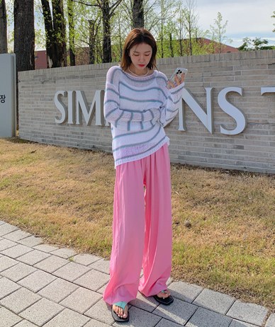 Air Basrak Banding Wide Pants