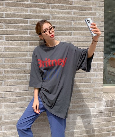 Britney Spears Team Short-sleeve Long t shirts