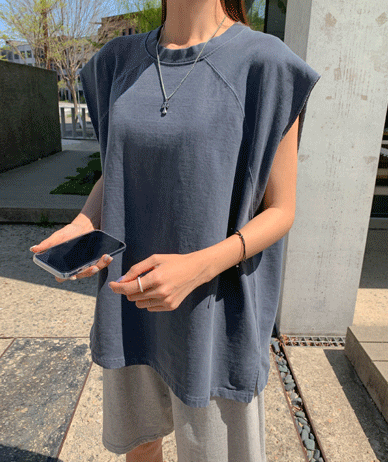 [Unisex] Phase Pigment Nagrang Cutting Team Sleeveless Shirts