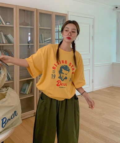 Rising Nayeom Short-sleeve Long t shirts