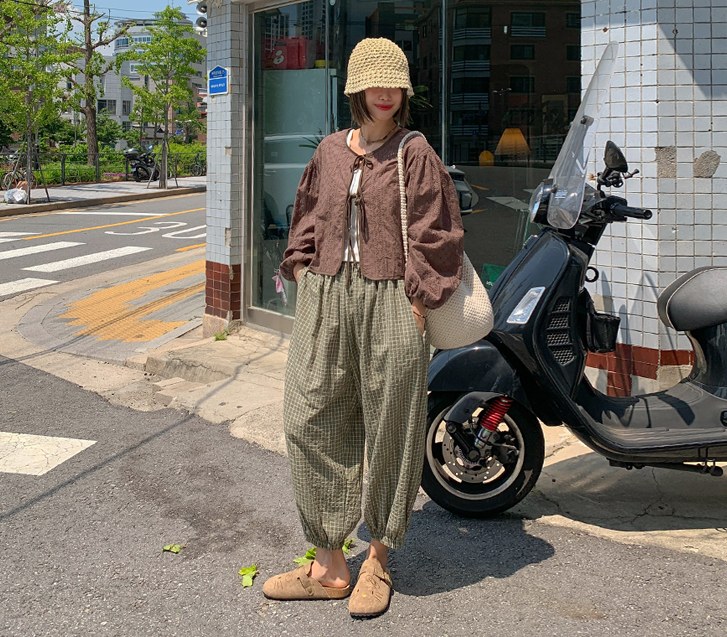 Willy Check Banding Jogger Pants