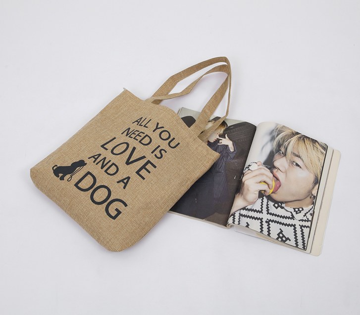 Love Lettering Zipper Branch Eco Bag