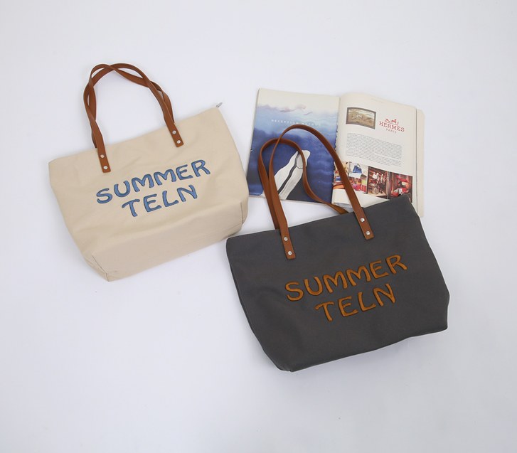 Summer Embroidery Eco Bag