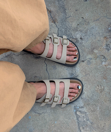 Diop buckle shoes