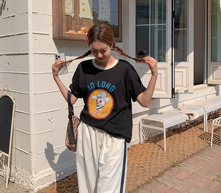 Love Skull Naeem color combination Short Sleeves T-shirt