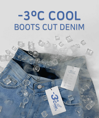 Kai Cool Denim Banding Bootcut Pants