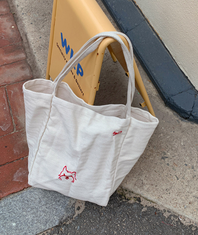 Dog Embroidery Eco Bag