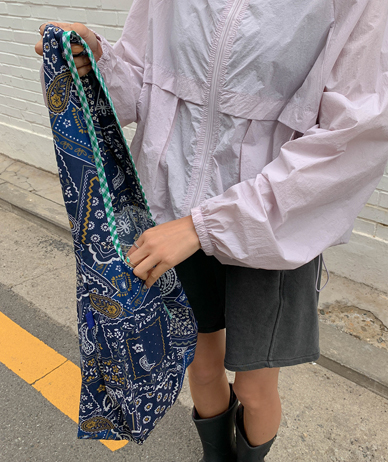 Paisley Cotton Shoulder Bag