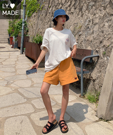 [Unisex] Soul Patch Banding 4-Part Training Shorts