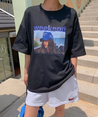 Weekend printing Short-sleeve T-shirt