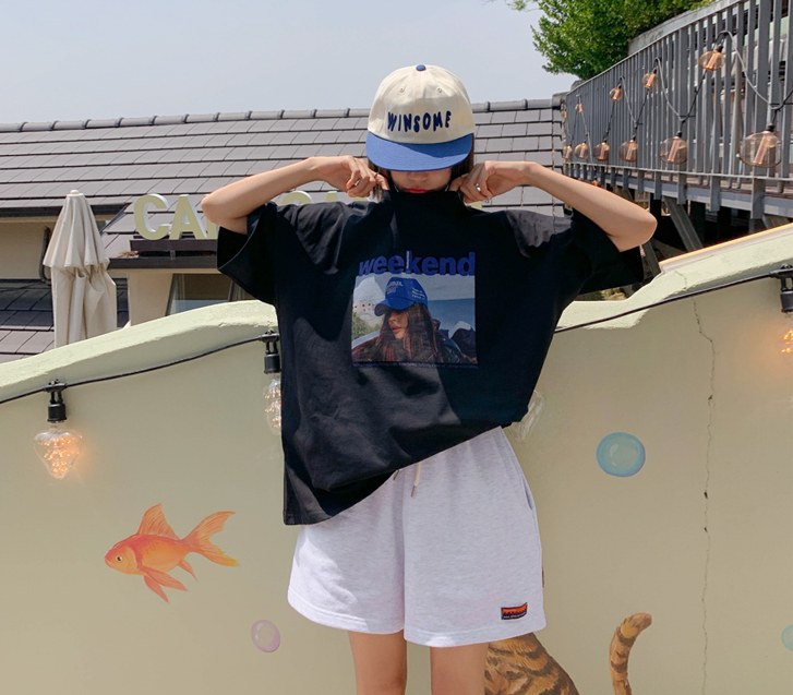 Weekend printing Short-sleeve T-shirt