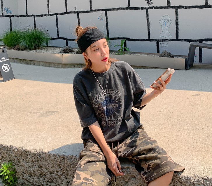 [Unisex] Harley Nayeom Pigment Short-sleeve T-shirt