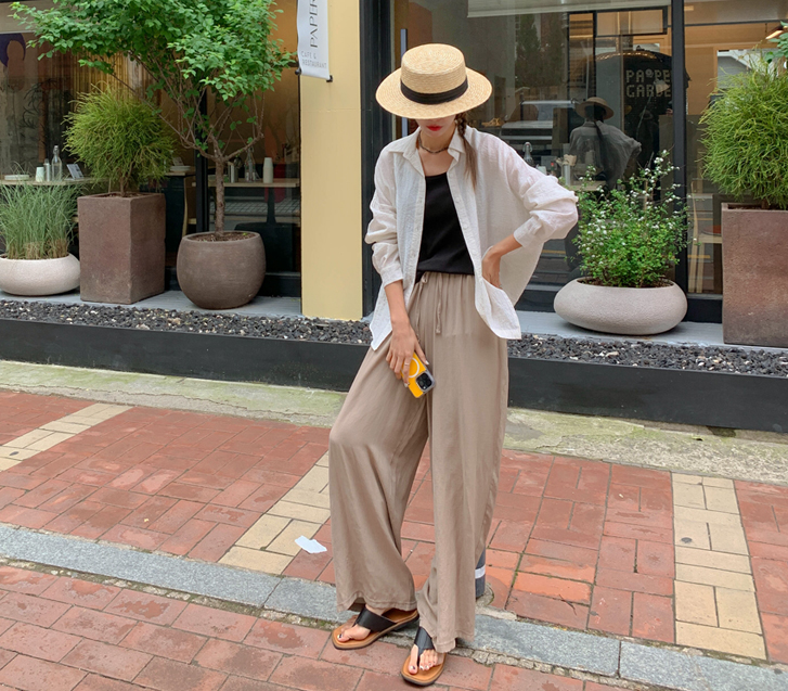 Freeze Banding Wide Pants