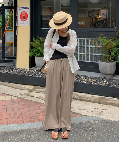 Freeze Banding Wide Pants