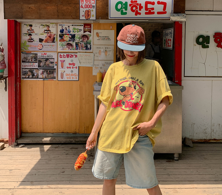 [Unisex] Bau Nayeom Pigment Short-sleeve Long t-shirts