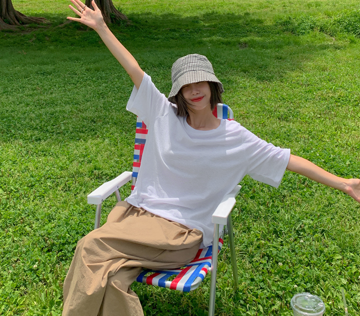 Deeper Linen Round neck Short-sleeve T-shirt