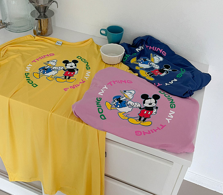 Mickey Donald Duck Nayeon 7-part Long one piece