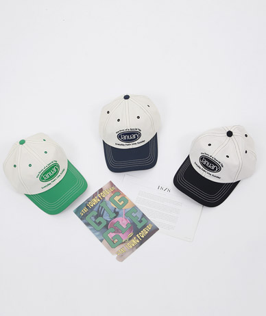 January stitch color combination nylon Cap