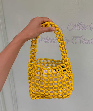 Roy Keane Wood Rattan Bag