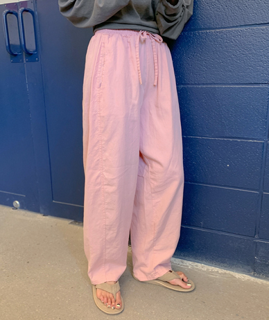 Opu Linen string wide pants