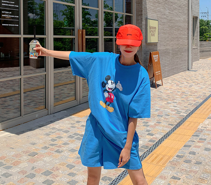 Crack Mickey Short T shirts Shorts Training set