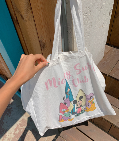 Love Mickey Surfing Eco Bag