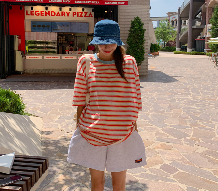 Lolly Dangara color combination Short-sleeve T-shirt
