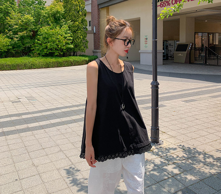 Short Race Washing Long Sleeveless Shirts