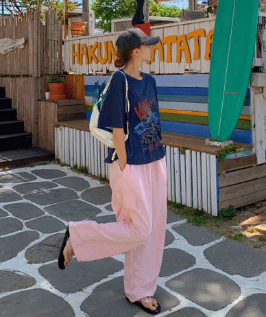 Sleek Cargo string wide pants