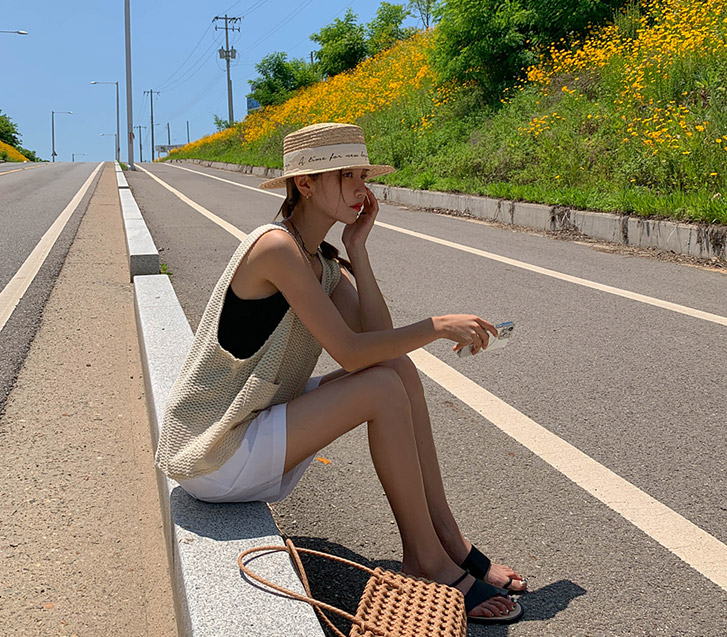 cross Summer Daily Knit Vest